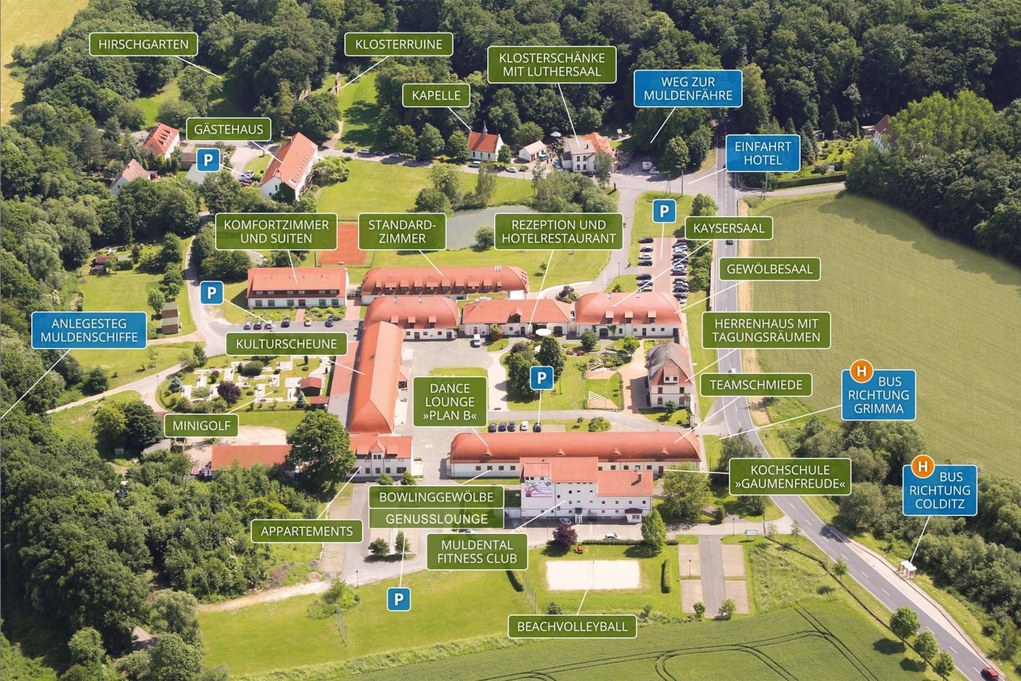 Gaestehaus Kloster Nimbschen Grimma Exteriör bild